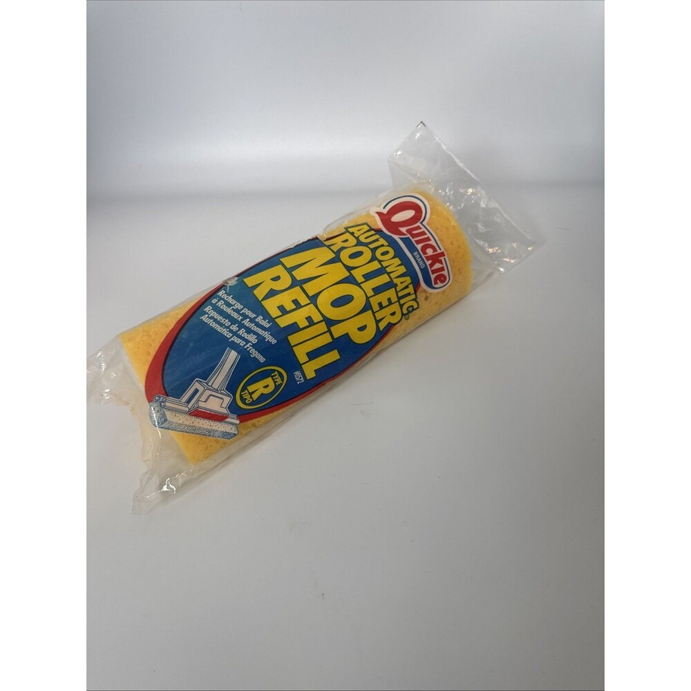 Quickie Automatic Roller Mop Refill Type R #0572 Vintage‎ NOS New Sealed USA